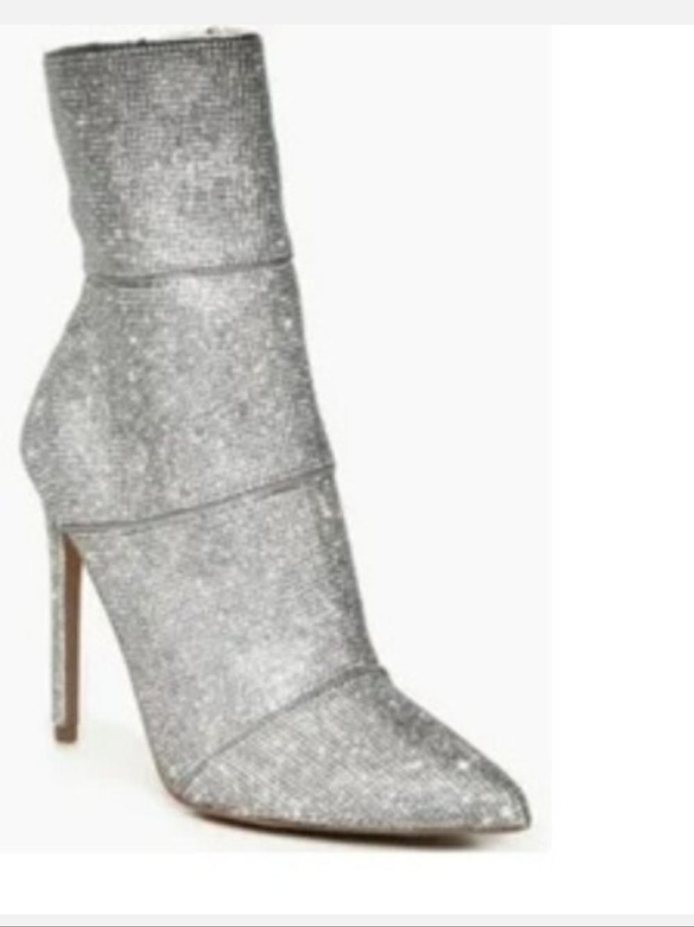 Steve Madden Winona Rhinestone Heeled Boots Size 9.5